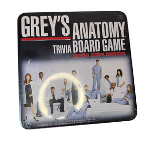 Grey's Anatomy Trivia Board Game Collectors Tin Box 2007 Edition NIB Sealed